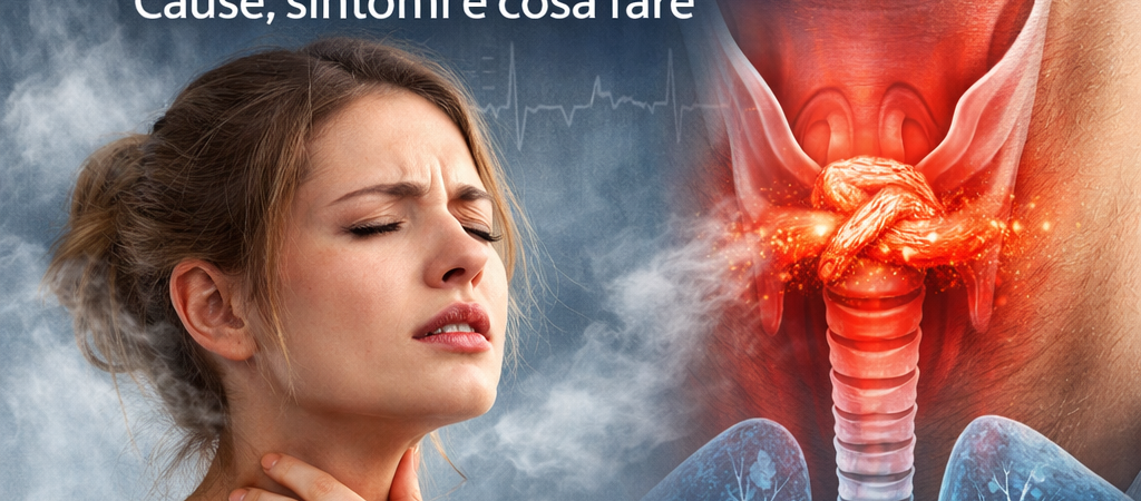 Respiro corto e nodo alla gola: cause, sintomi e quando preoccuparsi